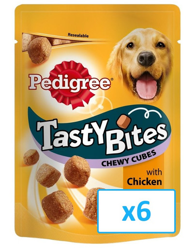 PEDIGREE Tasty Bites Chewy Cubes 6x130g