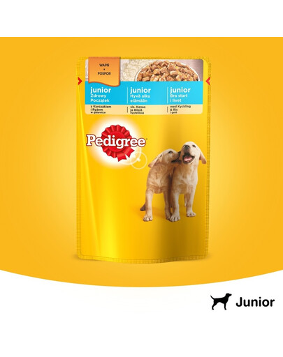 PEDIGREE Junior kurczak i ryż w galaretce 0.1 kg