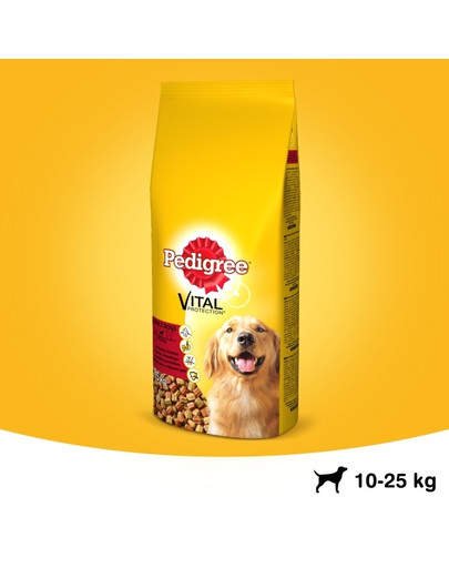 PEDIGREE Vital Protecion Adulte boeuf et volaille 15 kg