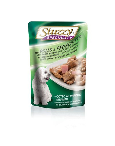 STUZZY Speciality - Nourriture humide avec Poulet et Jambon - 100G