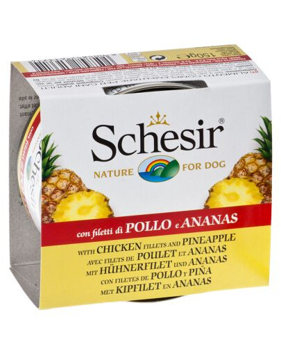 SCHESIR Fruit Kurczak Z Ananasem 150G