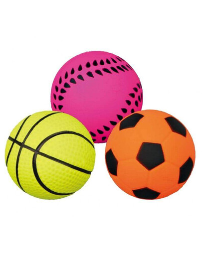 TRIXIE Balle en caoutchouc mousse - 9 cm