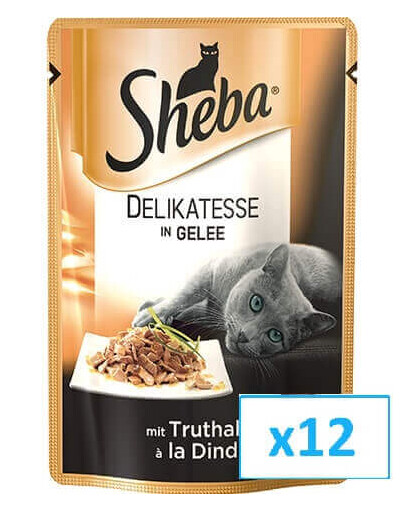 SHEBA Delikato indyk w galaretce 85 g x12