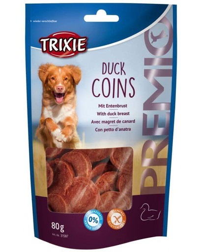 TRIXIE Premio Friandises anneaux de canard 80 g