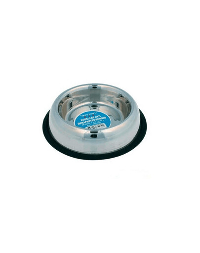 ZOLUX Gamelle en acier inoxydable sur caoutchouc