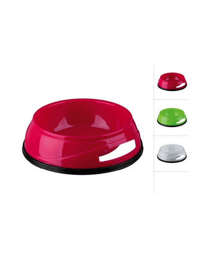 TRIXIE Gamelle en plastique lourd sur support en caoutchouc