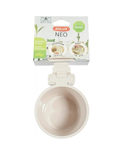 ZOLUX Bol en plastique Neo 9.5 cm 300 ml