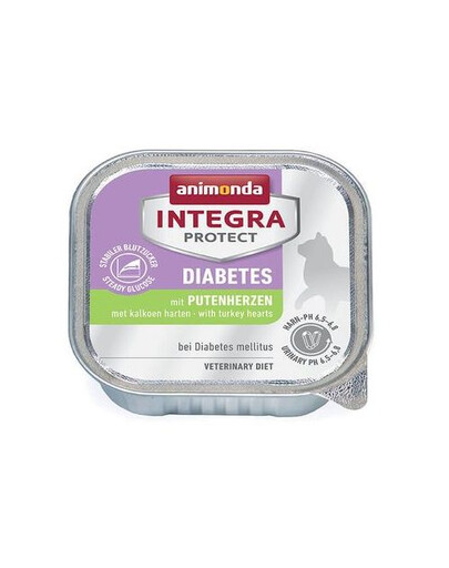 ANIMONDA Diabetes cœurs de dinde 100 g pour les chats diabétiques