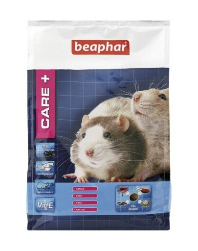 BEAPHAR Care+ Rat Pokarm Dla Szczura 700 g