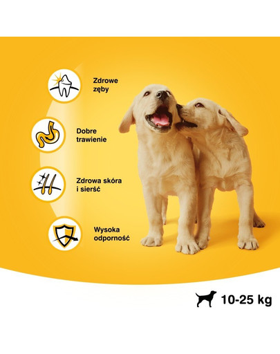 PEDIGREE Junior au poulet pour chiot de taille moyenne avec riz 8,4 kg