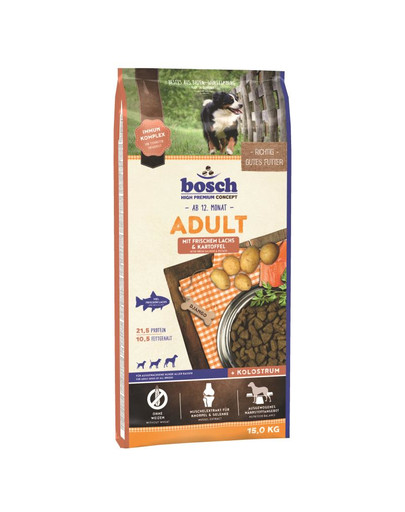 BOSCH Adult saumon et pommes de terre 15 kg