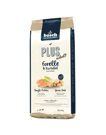 BOSCH Plus - truite & pomme de terre pour chiens allergiques - 12,5 kg