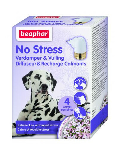 BEAPHAR No Stress Dyfuzor i Wkład Aromatyzer Behawioralny Dla Psów 30 ml
