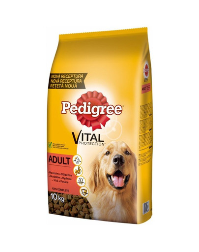 PEDIGREE Adult avec du bœuf et de la volaille 10 kg