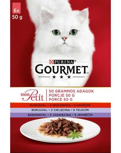 GOURMET Mon Petit Mix des viandes (6x50 g)
