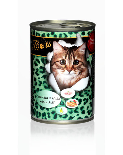 O'CANIS Huile de lapin, de volaille et de saumon 400 g