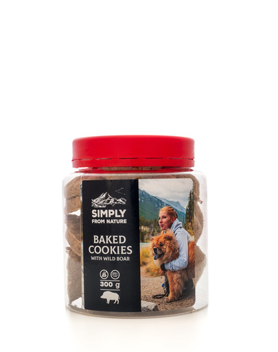 SIMPLY FROM NATURE Baked Cookies with wild boar 300 g