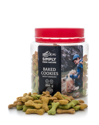 SIMPLY FROM NATURE Biscuits au curcuma 250 g