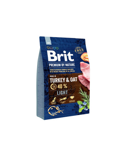 BRIT Premium By Nature Turkey and Oat Light 3kg