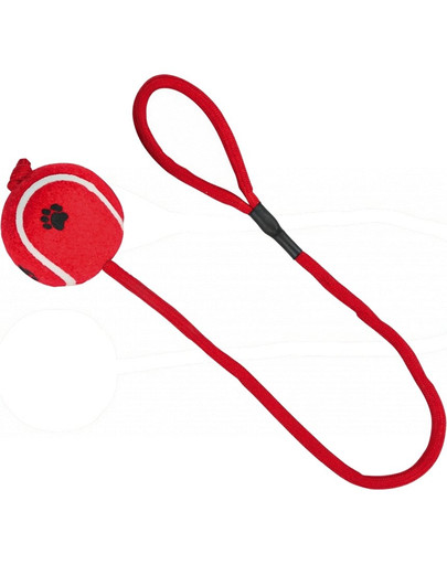 TRIXIE Balle de tennis sur corde