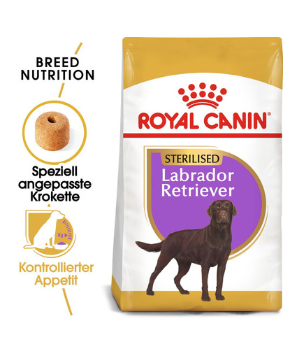 ROYAL CANIN Labrador Retriever Adulte Stérilisé 12 kg