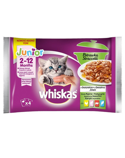 WHISKAS Saveurs de poisson et plats traditionnels 52x85g