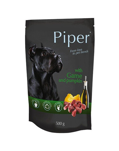 DOLINA NOTECI PIPER - pâtée de venaison et de potiron pour chiens adultes - 500 g