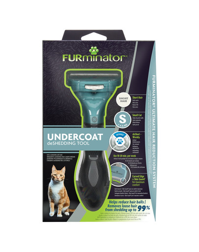 FURMINATOR Undercoat deShedding pour chats à poil court - Petit