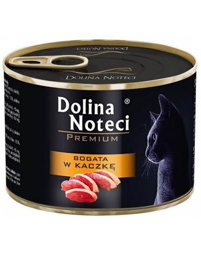 DOLINA NOTECI Premium Riche en canard pour chats adultes 185 g