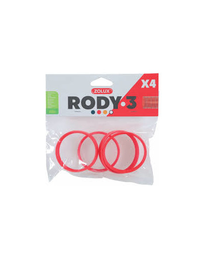 ZOLUX Connecteur  RODY3 4 pcs. rouge