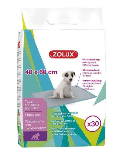 ZOLUX Tapis absorbants 40 x 60 cm 30 pièces