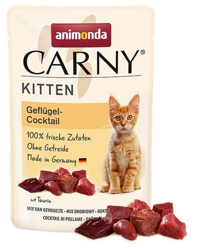 ANIMONDA Carny Kitten Koktail drobiowy 85 g