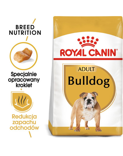 ROYAL CANIN Bulldog Adult karma sucha dla psów dorosłych rasy bulldog 3 kg