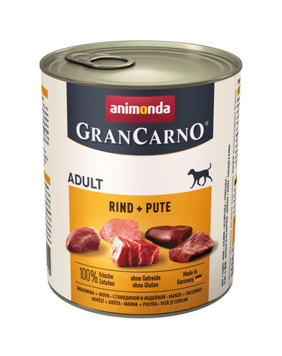 ANIMONDA Grancarno boeuf & dinde 800 g