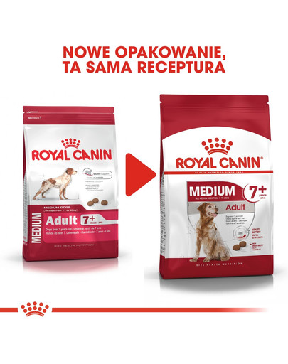 ROYAL CANIN Medium adult 7+ 10 kg sucha karma dla psów powyżej 7 roku życia, ras średnich