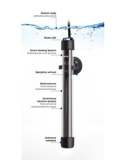 AQUAEL FIX 2 Chauffage automatique 100 W