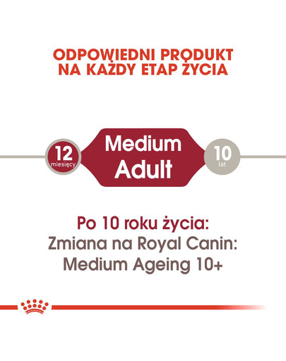ROYAL CANIN Medium adult 10 x 140 g