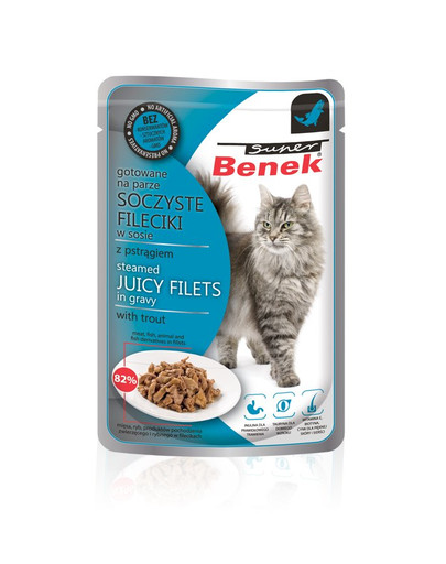 BENEK Super Filets en sauce aux truites 85 g