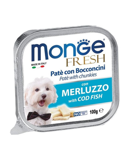 MONGE Fresh Dog - Pâté de morue - 100 g