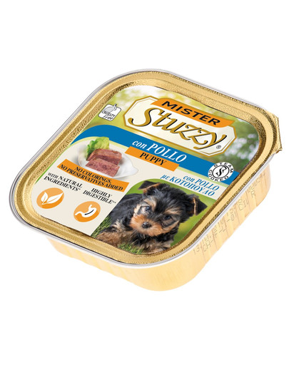 STUZZY Mister Dog con pollo per cuccioli 150g