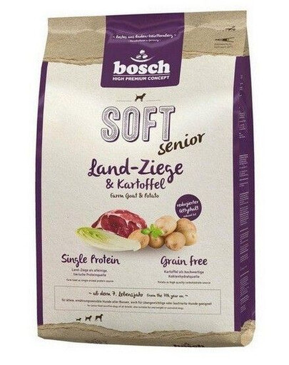 BOSCH Soft Senior Kozina & Ziemniak  2 x 12,5 kg + naturalne cygara z jeleniem 7 szt.