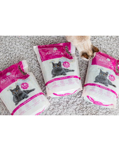 ARISTOCAT Litière en silicone pour chats 3,8 L non parfumée