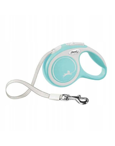FLEXI Laisse automatique New Comfort XS Sangle 3m Bleu