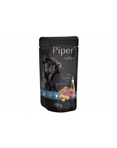 DOLINA NOTECI PIPER - Pâtée d'agneau, carottes et riz brun pour chiens adultes - 150 g