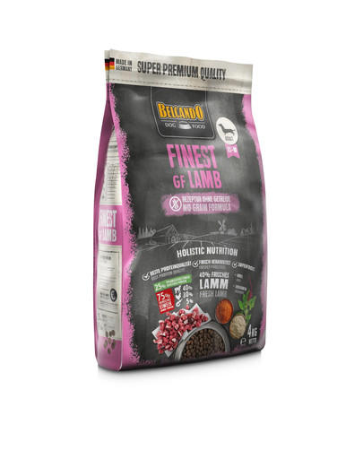 BELCANDO Finest Grain Free Lamb XS-M - Croquettes d'agneau pour chiens adultes de petites et moyennes tailles 4 kg