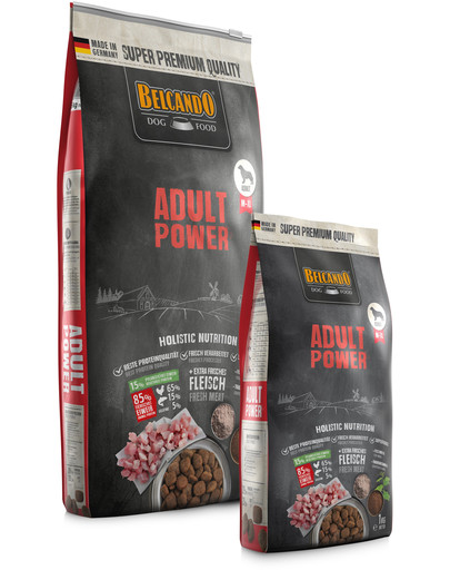BELCANDO Power M-XL croquettes pour chiens très actifs et chiennes en période de reproduction 1 kg