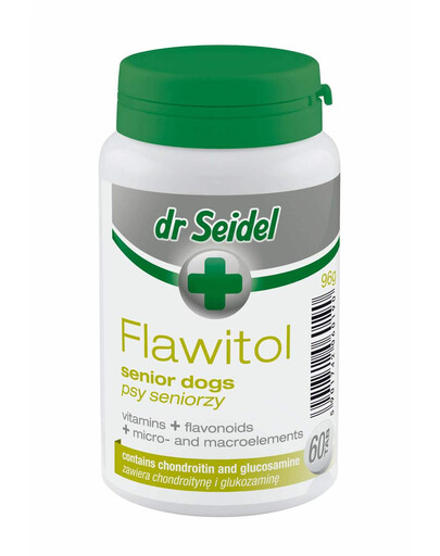 DR SEIDEL Flawitol dla psów seniorów 60 tabletek