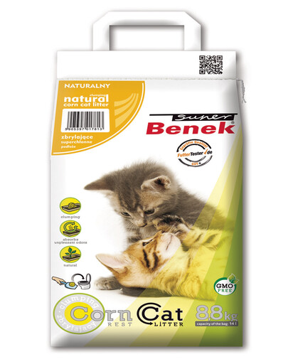 BENEK Super Corn Cat naturalny 14 l x 2 (28 l)