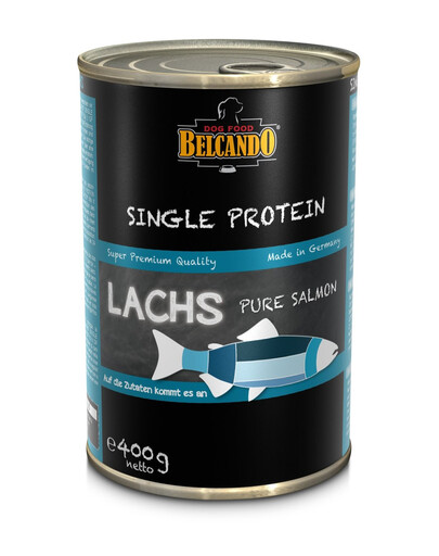 BELCANDO Single Protein Saumon 24x400 g nourriture humide pour chien