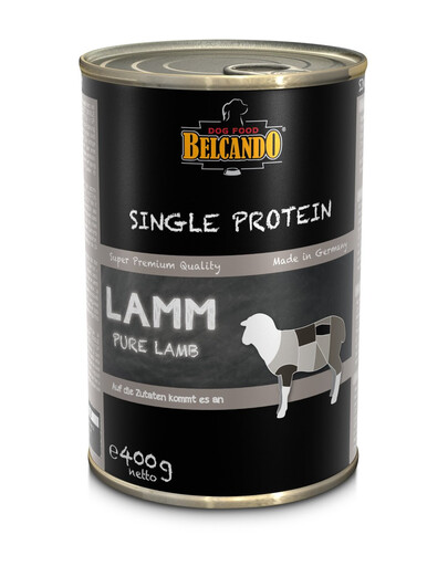 BELCANDO Single Protein Agneau 24x400 g nourriture humide pour chien